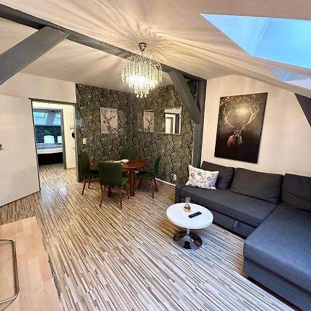 Apartment Zum Gruenen Hirsch Inkl. Parkplatz Erfurt Eksteriør billede